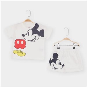 Çimpa Minnie 2'li Bebek Takımı 21753 Ekru