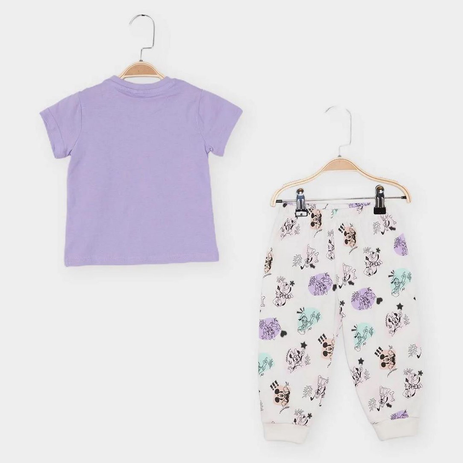 Çimpa Minnie Bebe Pijama Takımı 21789 Lila