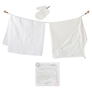 Andywawa Bebek Havlu Takım 80x80 Cm AC25368 Ekru