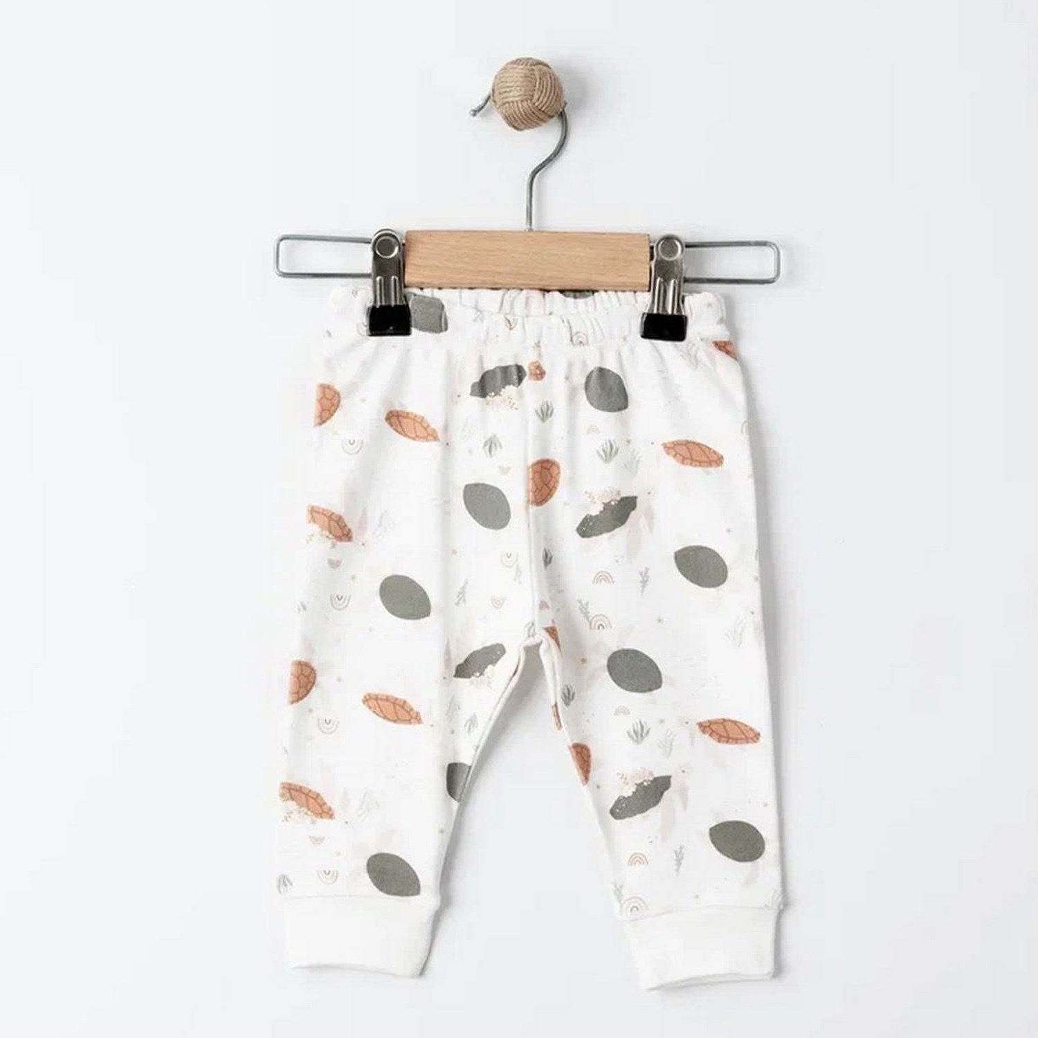 Tiffany Baby Turtles Theme 3'lü Patiksiz Pantolon 19006 Ekru