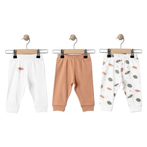 Tiffany Baby Turtles Theme 3'lü Patiksiz Pantolon 19006 Ekru