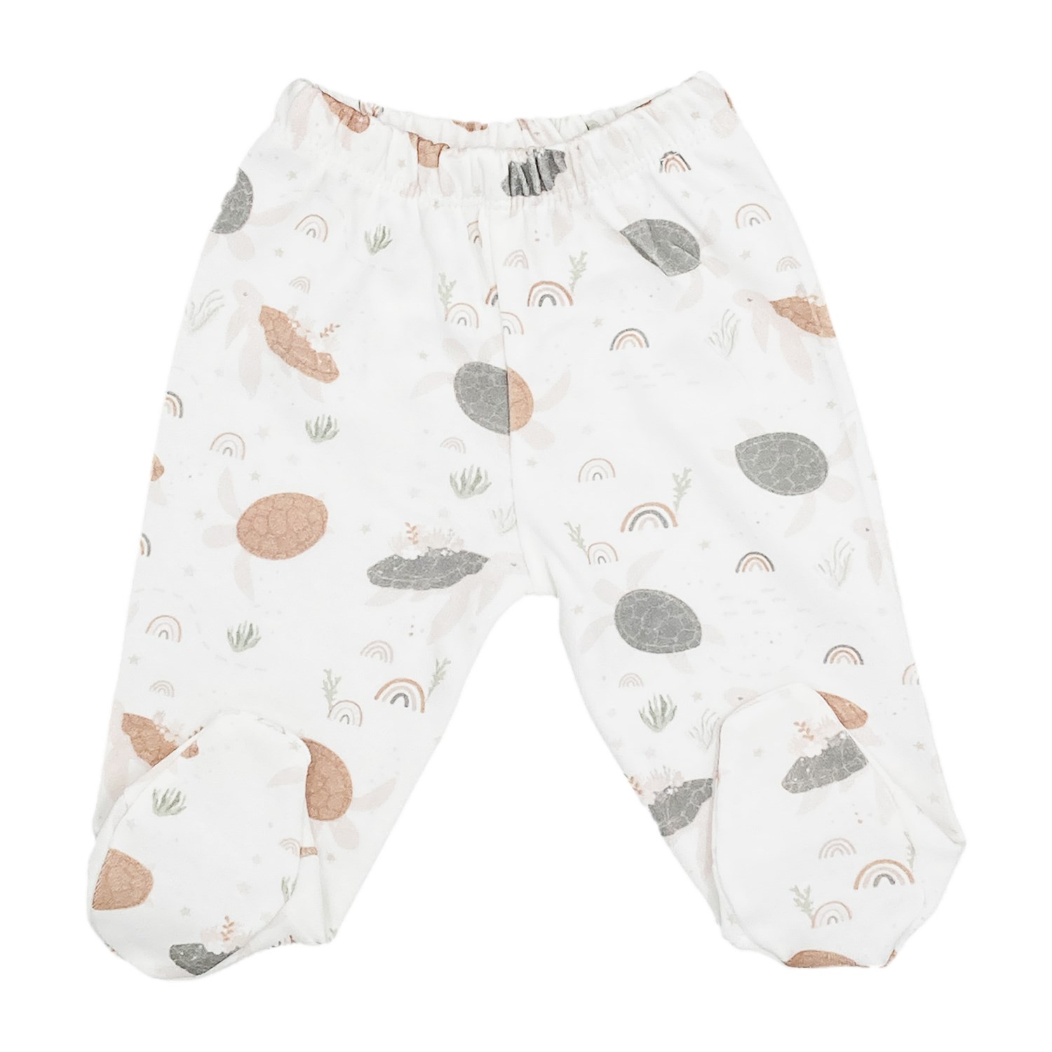 Tiffany Baby Turtles Theme 3'lü Patikli Pantolon 19007 Ekru