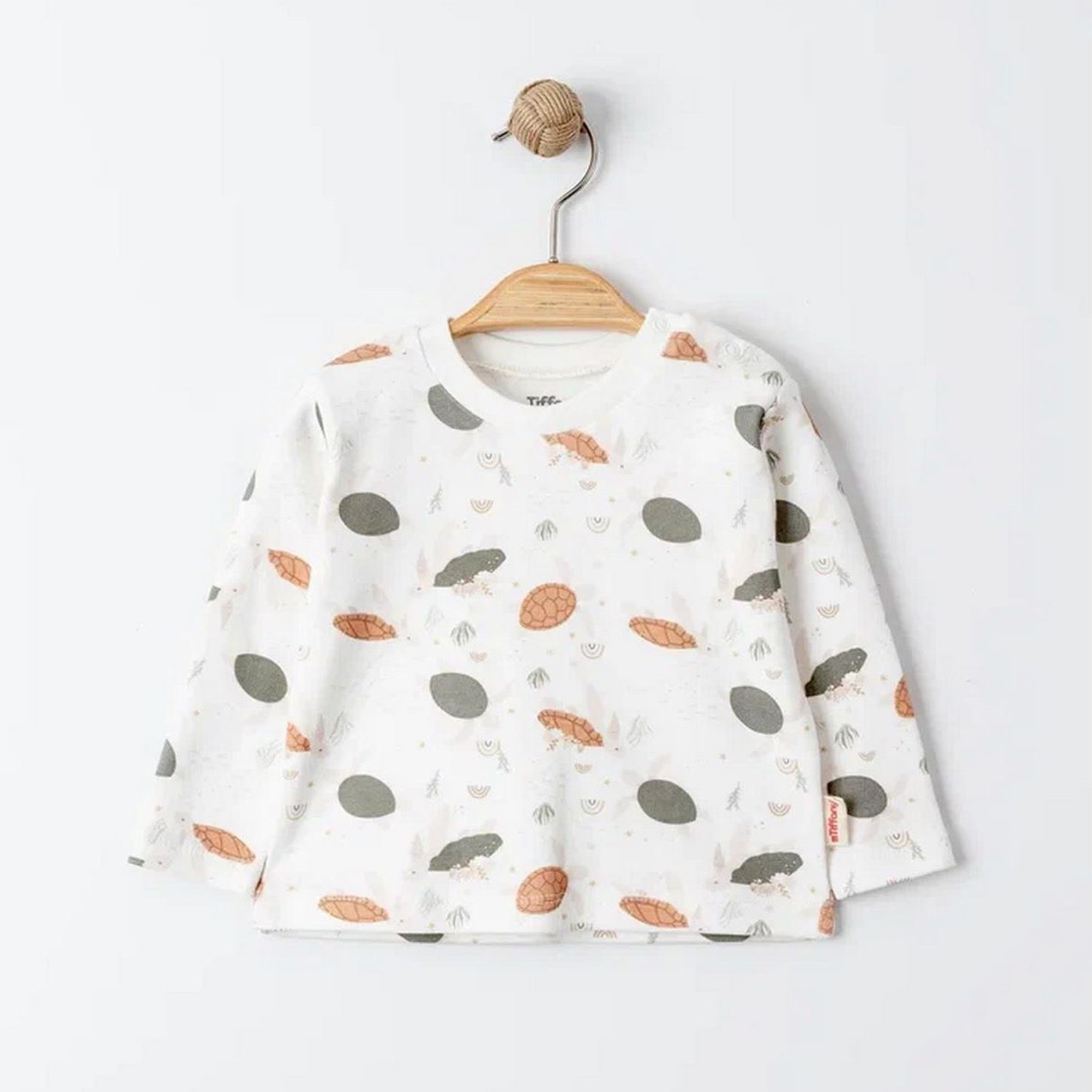 Tiffany Baby Turtles Theme 3'lü Sweat 19096 Ekru