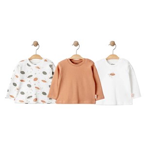 Tiffany Baby Turtles Theme 3'lü Sweat 19096 Ekru