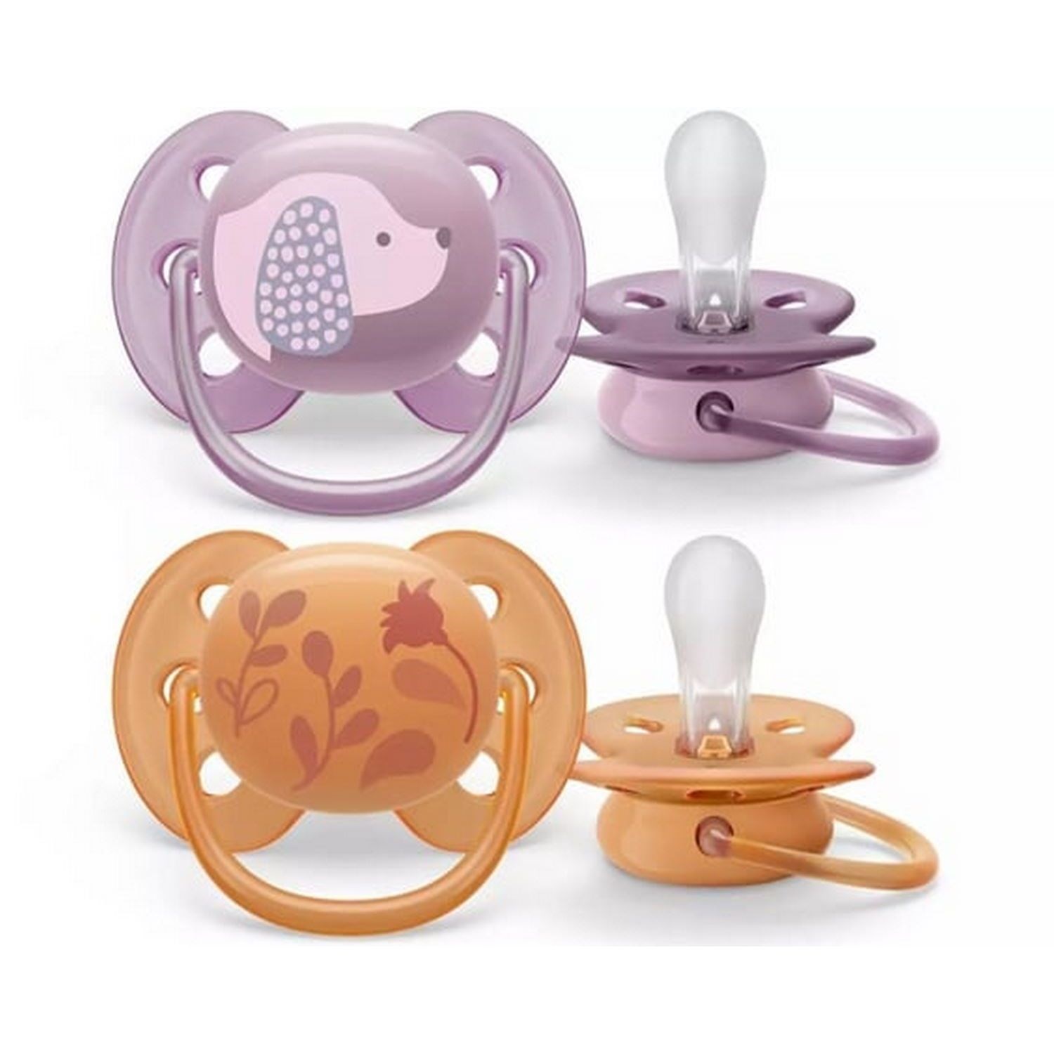 Philips Avent Ultra Yumuşak 2'li Emzik 6-18 Ay SCF091/18 Şeffaf