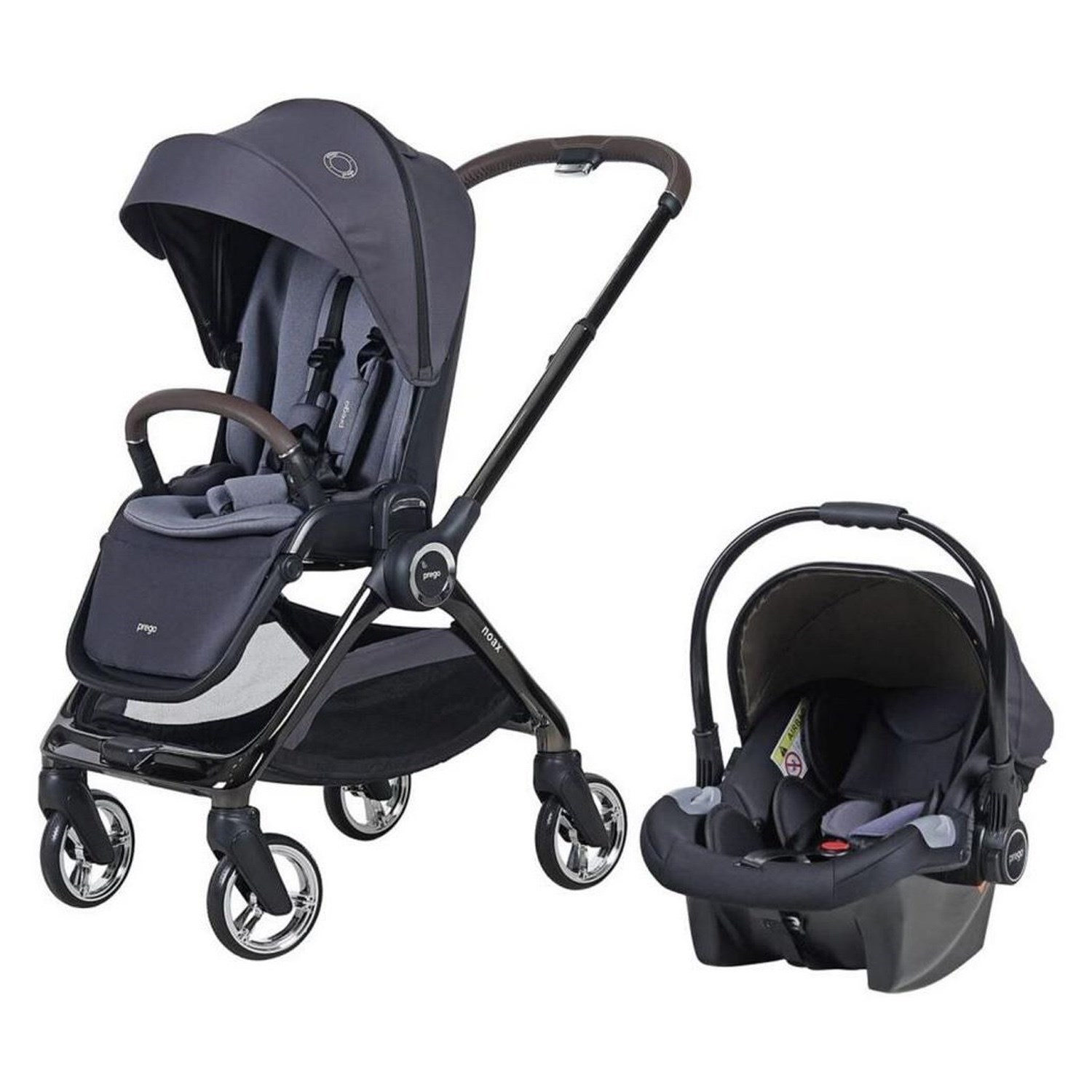 Prego Noax Travel Sistem Bebek Arabası 2083 Füme