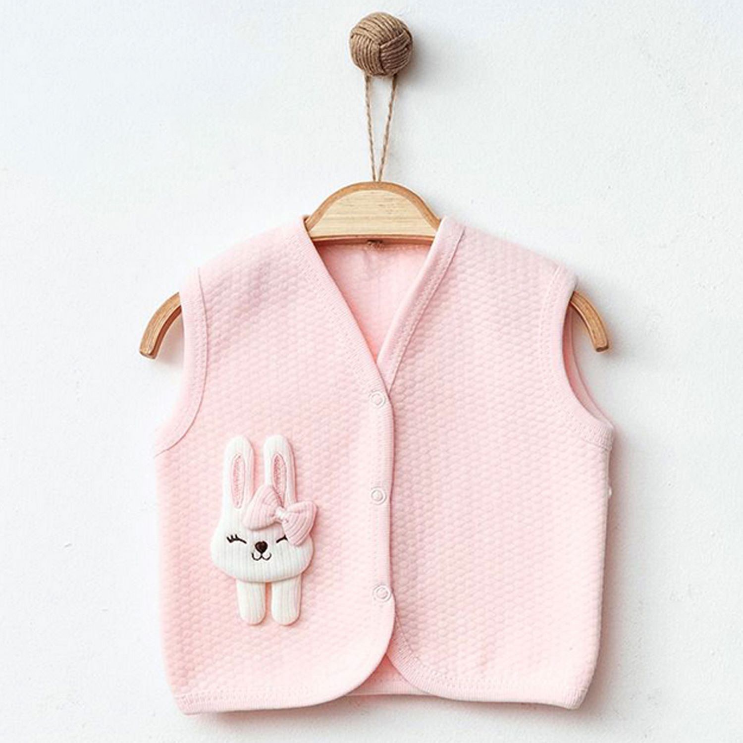 Ekebaby Lüx Kapitone Yelek 44127 Pembe