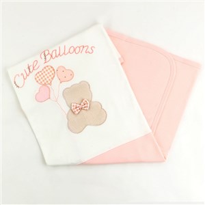 Sebi Balon Desenli Battaniye 1120 Pembe