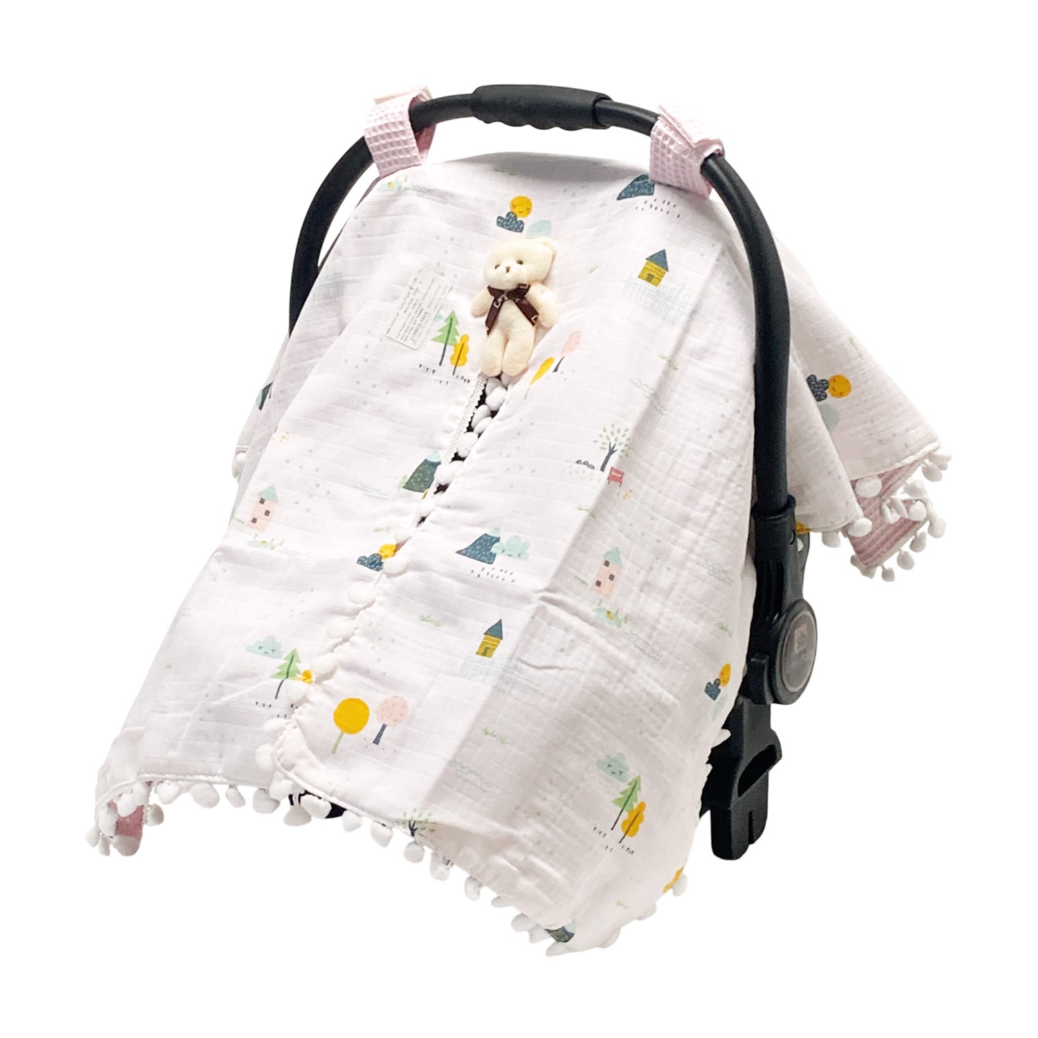 Sebi Bebe Puset Örtüsü 75x100 Cm 72083 Açık Pembe