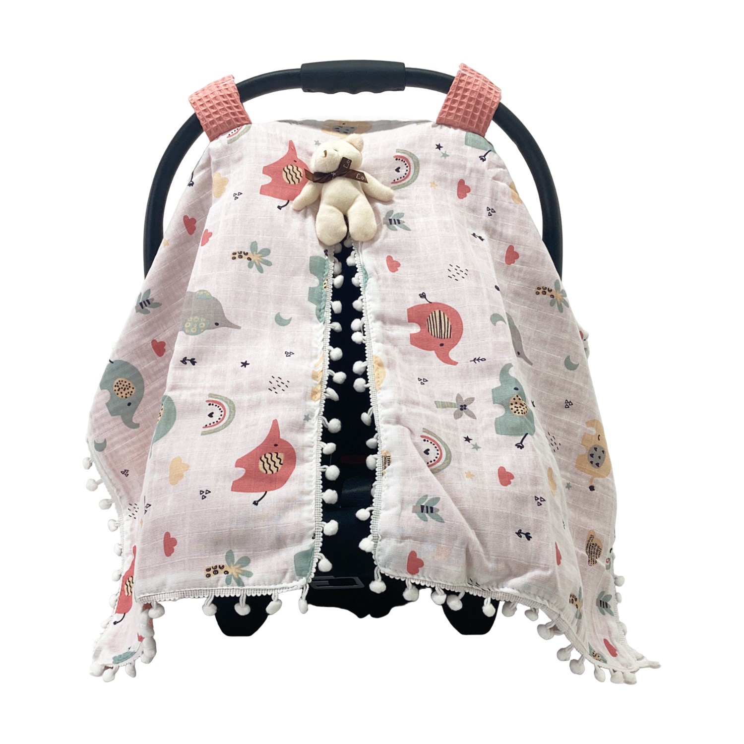 Sebi Bebe Puset Örtüsü 75x100 Cm 72083 Beyaz-Somon