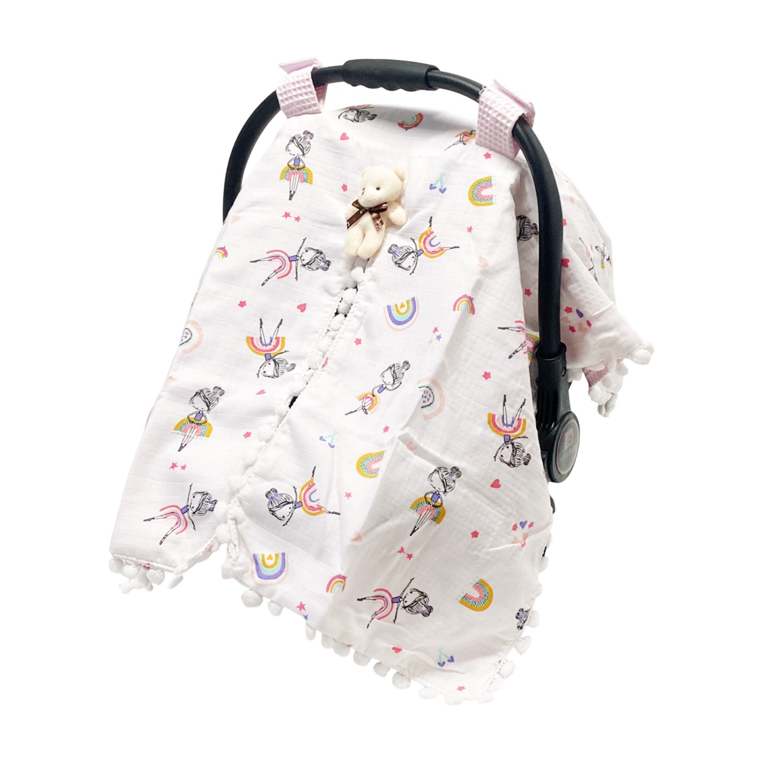 Sebi Bebe Puset Örtüsü 75x100 Cm 72083 Pembe