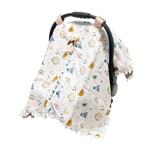 Sebi Bebe Puset Örtüsü 75x100 Cm 72083 Ekru-Bej