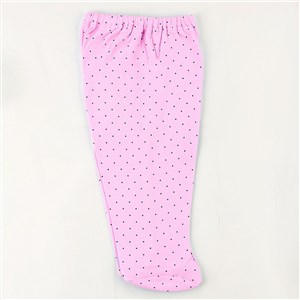 Sebi Bebe Nokta Puanlı Patikli Bebek Pantolonu 5922 Pembe