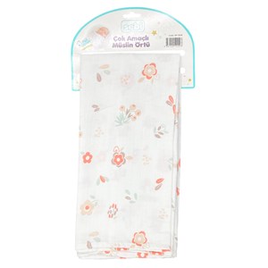 Sebi Bebe Çok Amaçlı Müslin Örtü 80x100 Cm Gül Kurusu