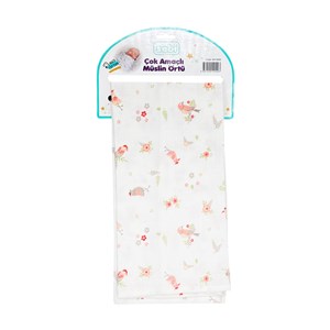 Sebi Bebe Çok Amaçlı Müslin Örtü 80x100 Cm Renkli