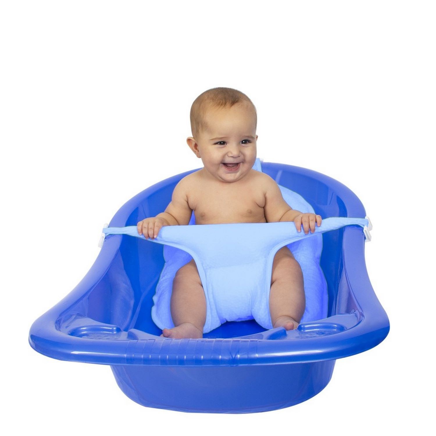 Sevi Bebe Çok Fonksiyonlu Banyo File ve Minderi 8697 Mavi