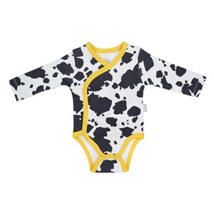 Bebengo Dalmaçyalı Kravuze Bebek Body 4082 Sarı