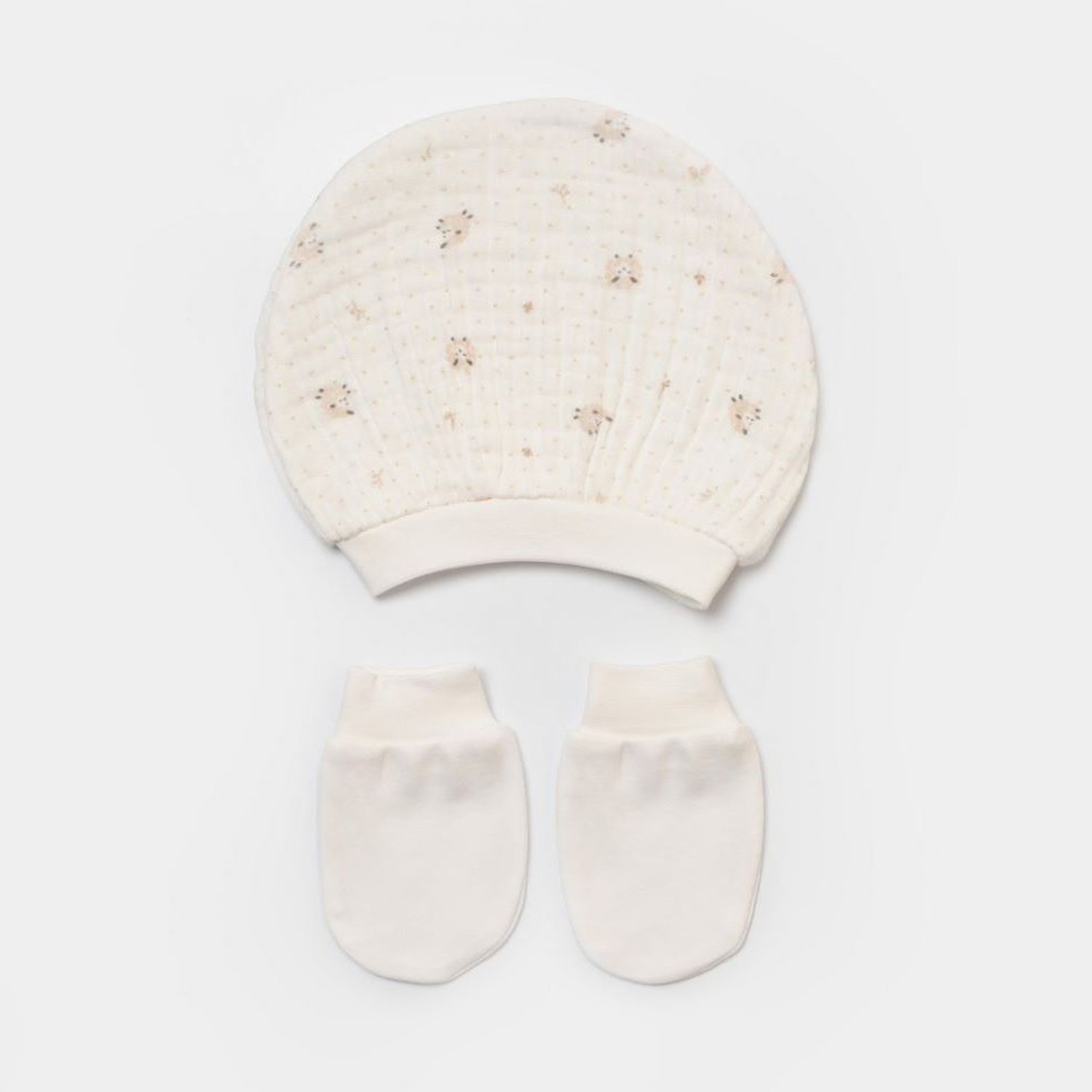 Bibaby Lamb Friends 5'li Bebek Hastane Çıkış Seti 62346 Bej