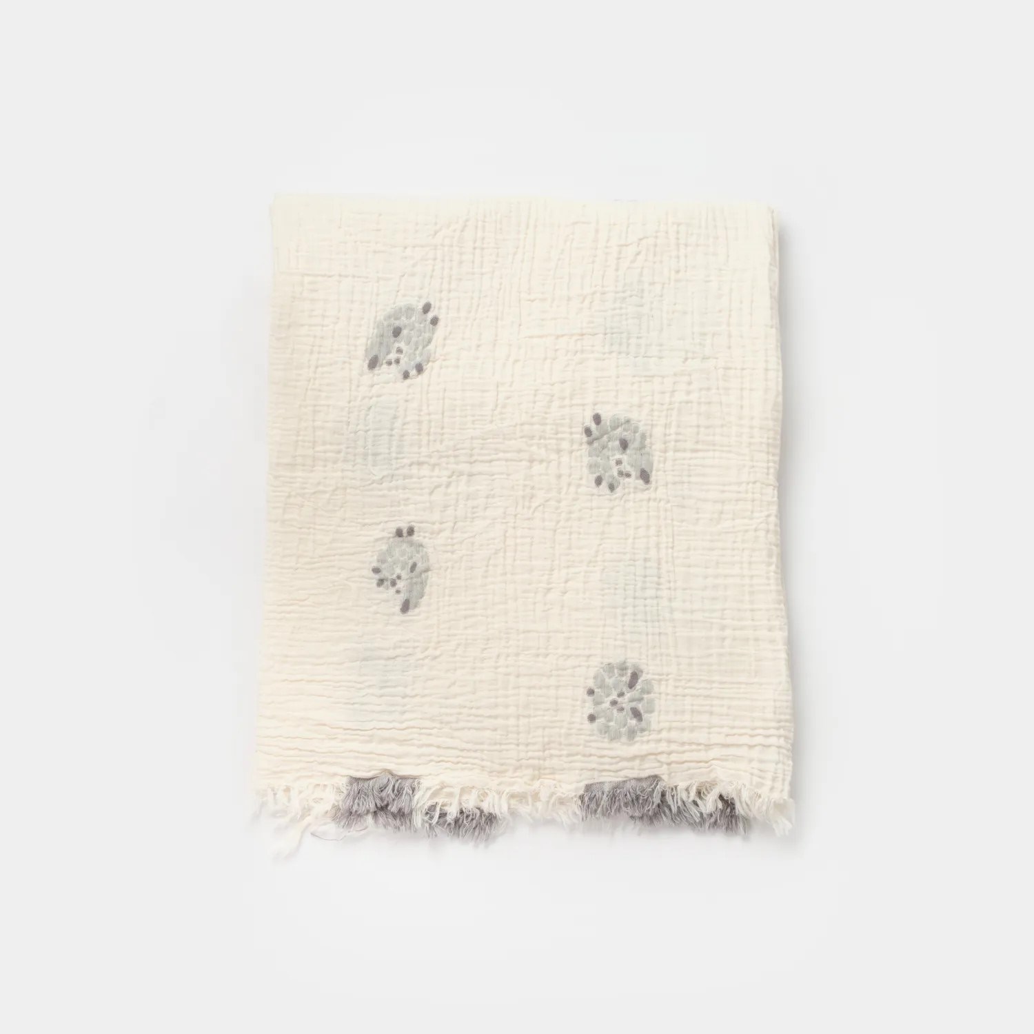Bibaby Lamb Friends Müslin Battaniye 110x110 Cm 64694 Gri