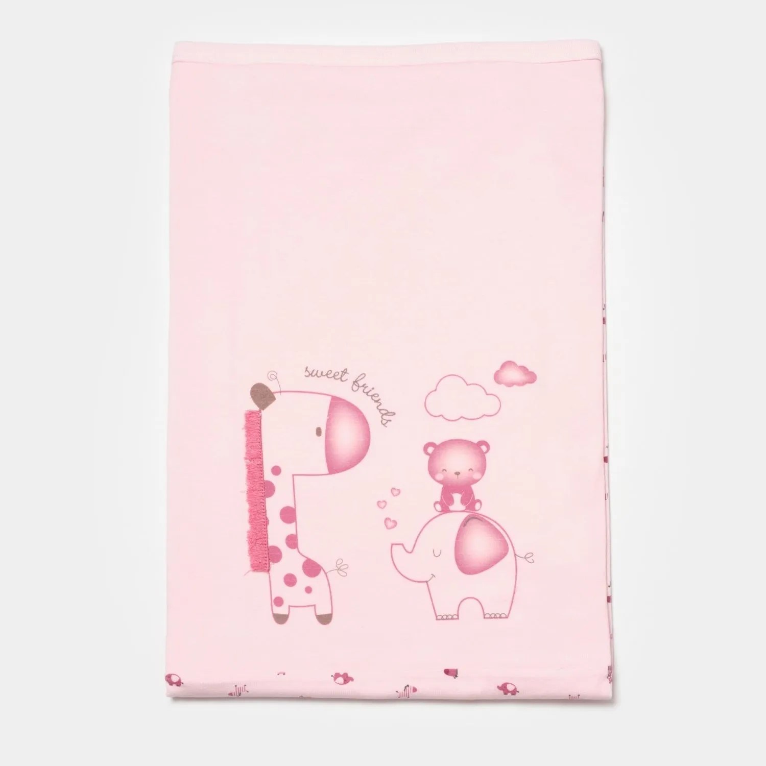 Biorganic Sweet Friends Battaniye 85x90 Cm 64706 Pembe