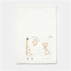 Biorganic Sweet Friends Battaniye 85x90 Cm 64706 Ekru
