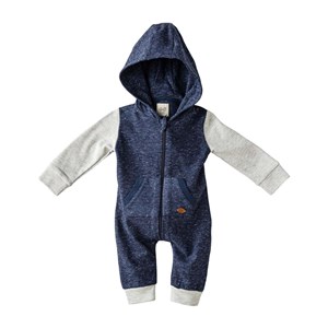 Andywawa Romper Be Strong Bebek Tulum AC24063 Lacivert-Gri