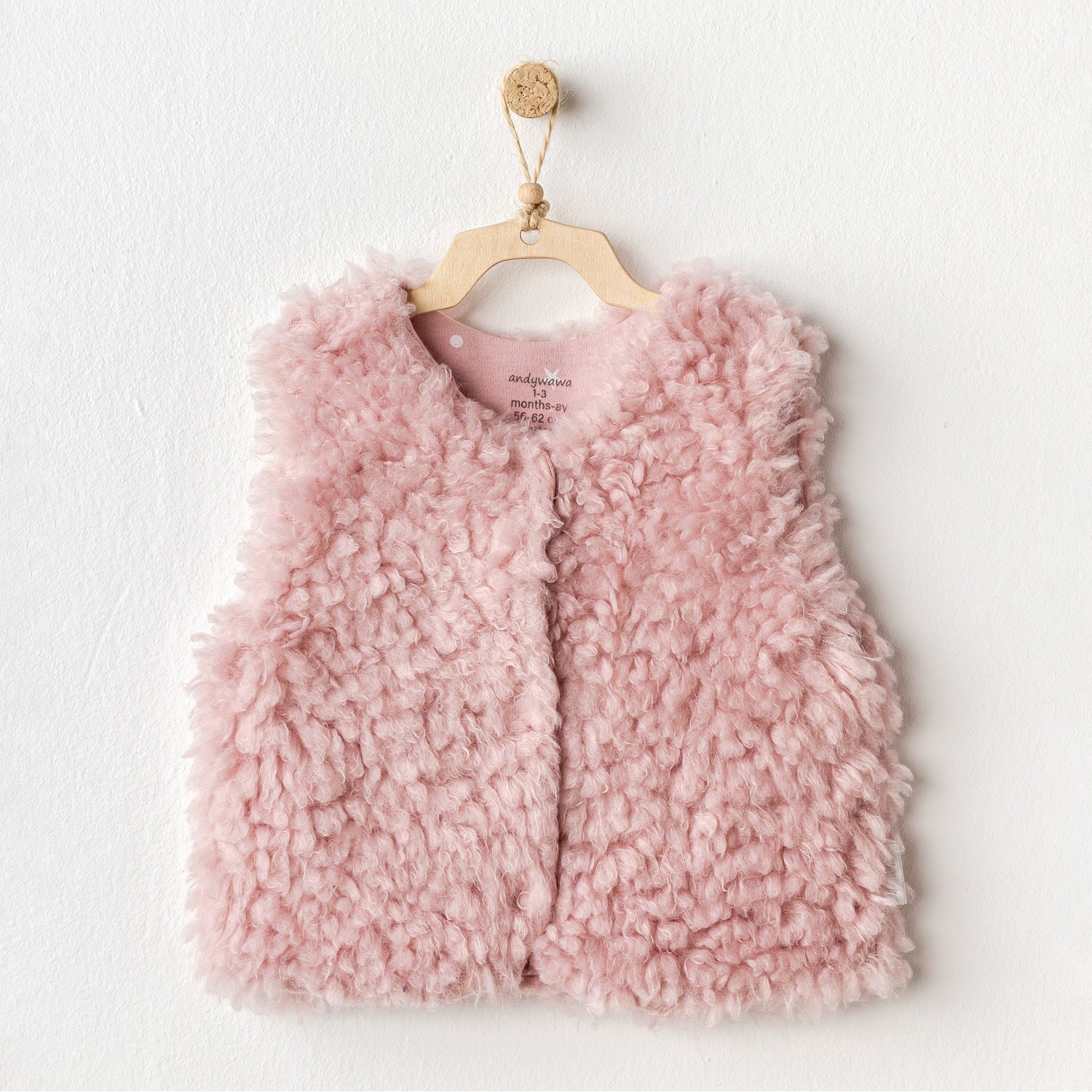 Andywawa Puppy Gazelle Bebek Yelek AC25019 Pembe