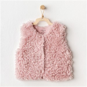 Andywawa Puppy Gazelle Bebek Yelek AC25019 Pembe