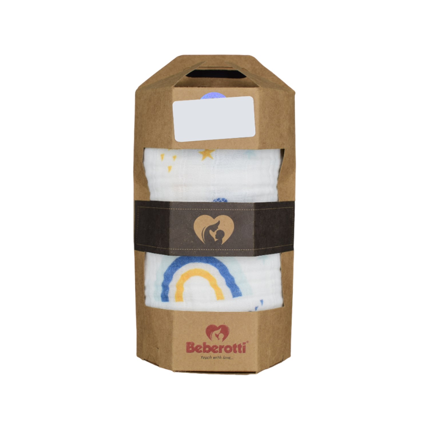 Beberotti Müslin Bebek Örtüsü 120x120 Cm 101 Ekru-Sarı