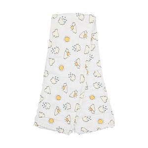 Beberotti Müslin Bebek Örtüsü 120x120 Cm 101 Ekru-Krem
