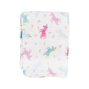Beberotti Müslin Bebek Örtüsü 120x120 Cm 101 Ekru-Pembe