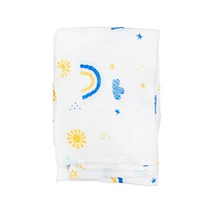 Beberotti Müslin Bebek Örtüsü 120x120 Cm 101 Ekru-Sarı
