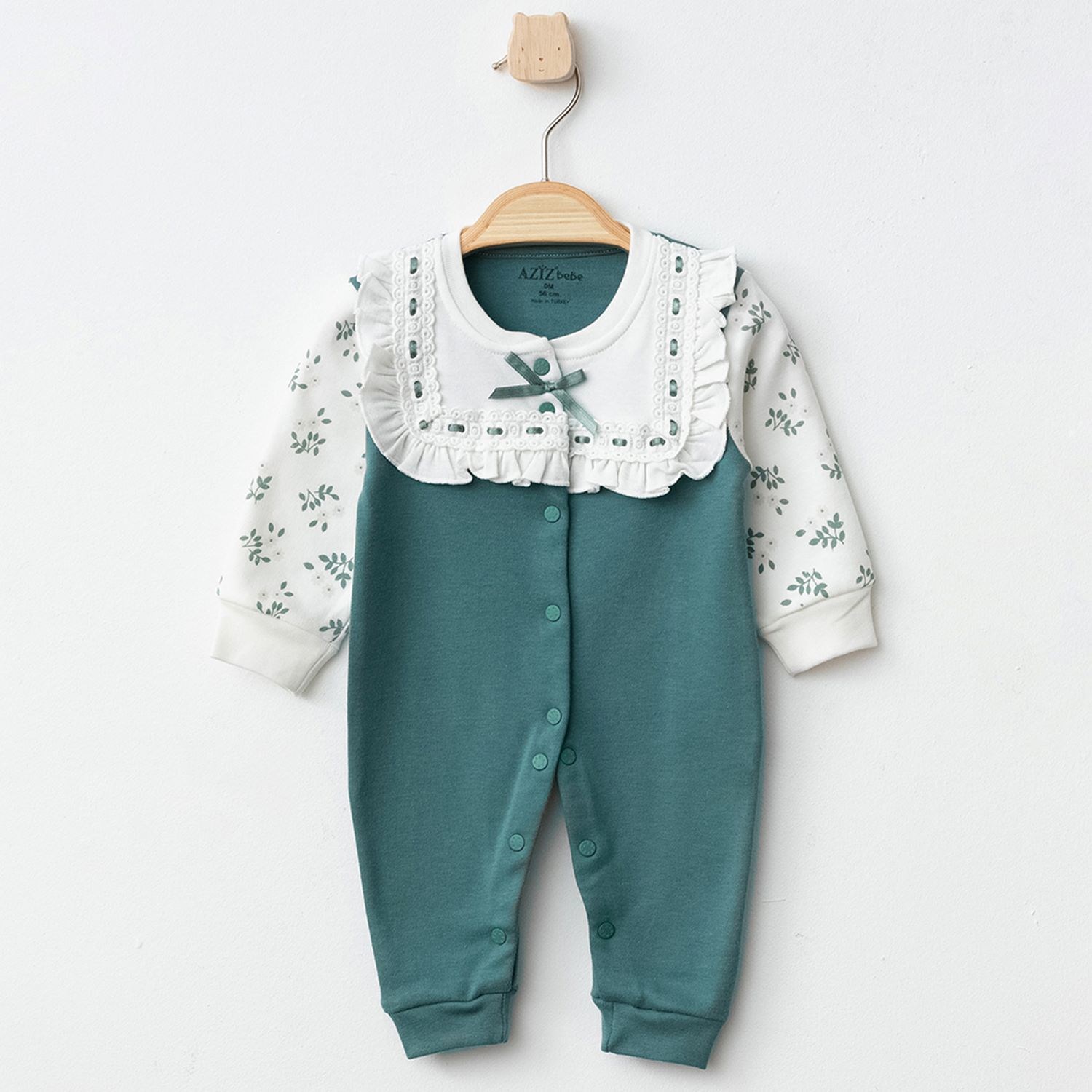 Aziz Bebe Bebek Tulum 6905 Ekru