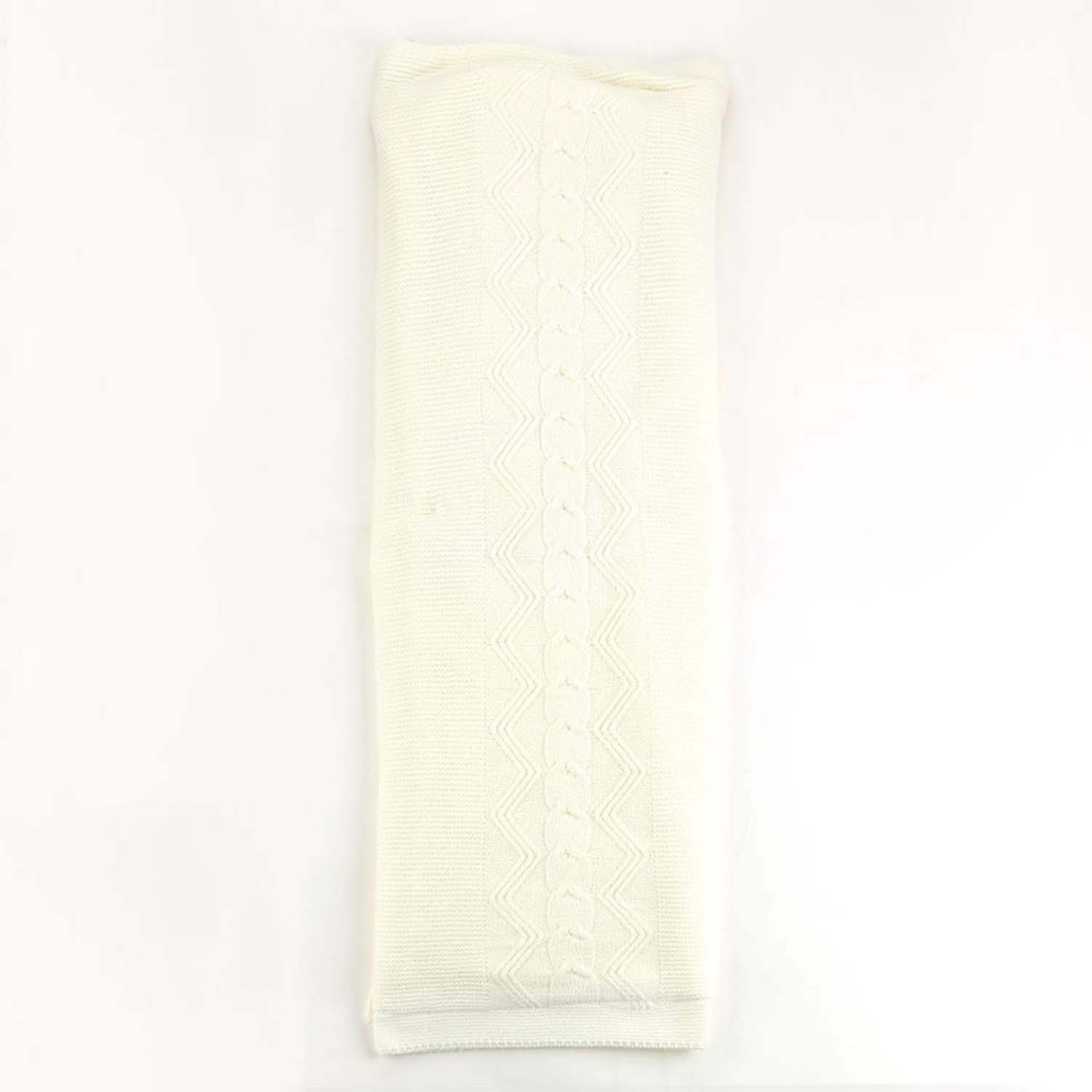 Sebi Bebe Triko Hattuş Battaniye 95x86 Cm 4152 Ekru
