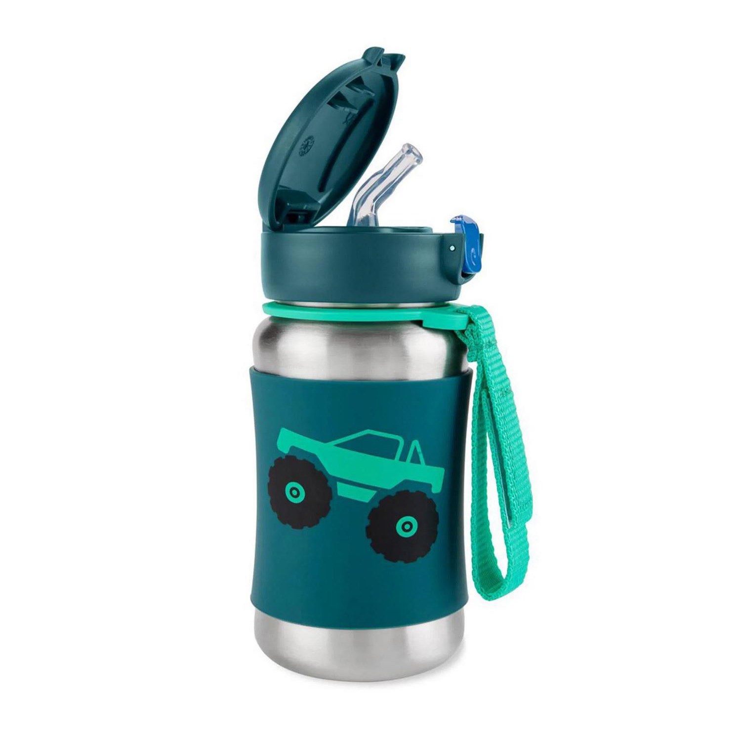 Skip Hop Spark Style Pipetli Paslanmaz Çelik Suluk Yeşil