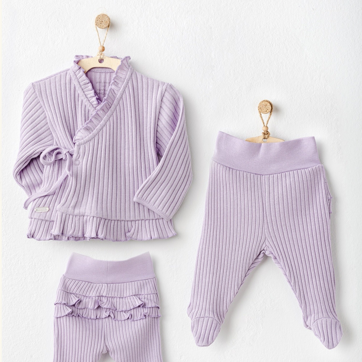 Andywawa Sweet Penguin 2'li Bebek Takımı AC25094 Lila