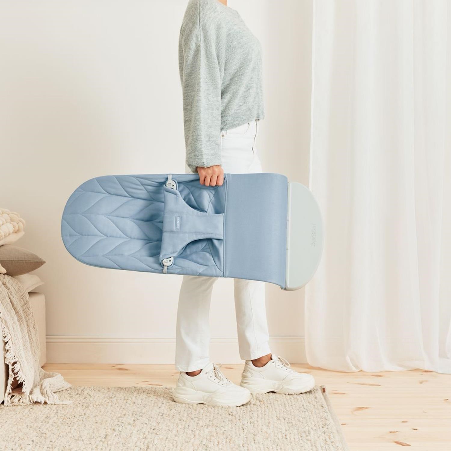 Babybjörn Bliss Ana Kucağı Petal Woven Cotton Blue