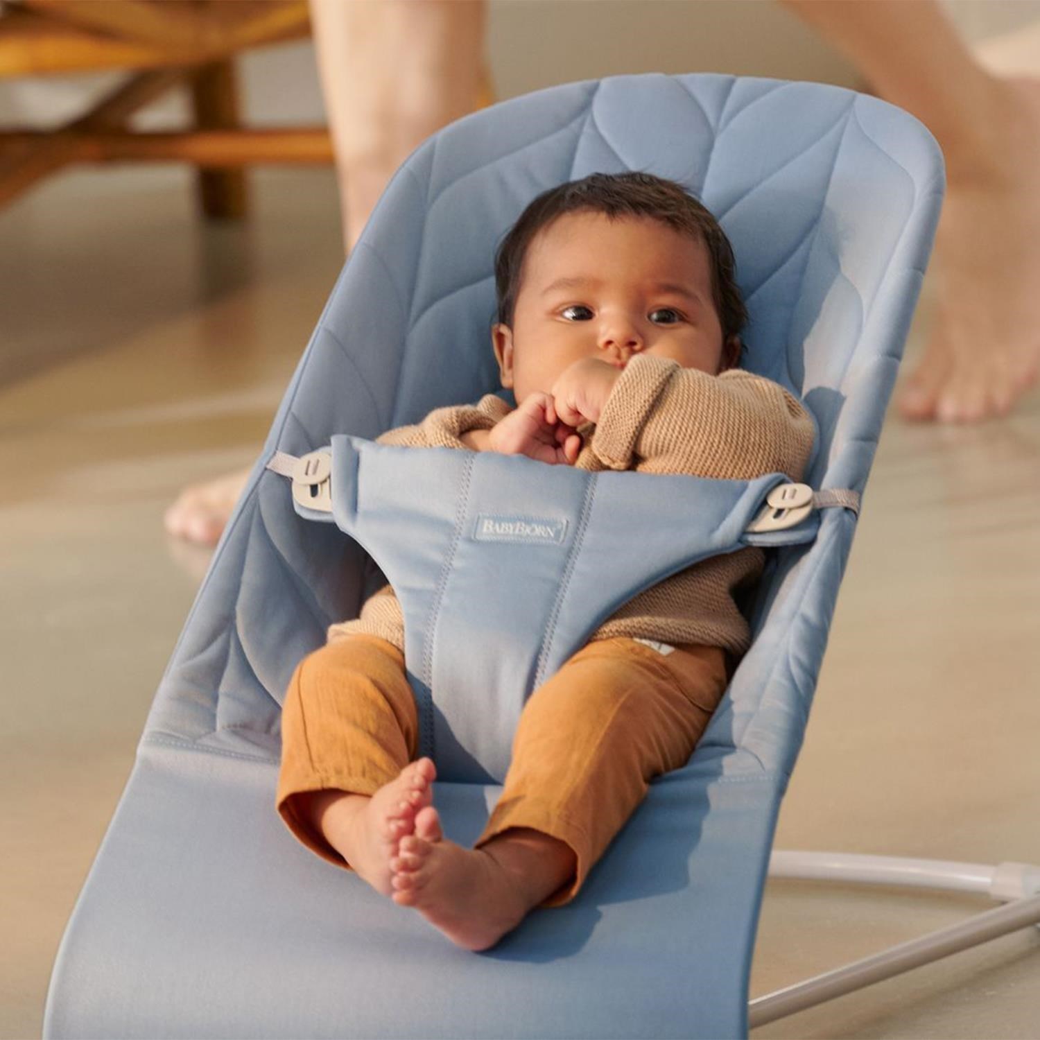 Babybjörn Bliss Ana Kucağı Petal Woven Cotton Blue