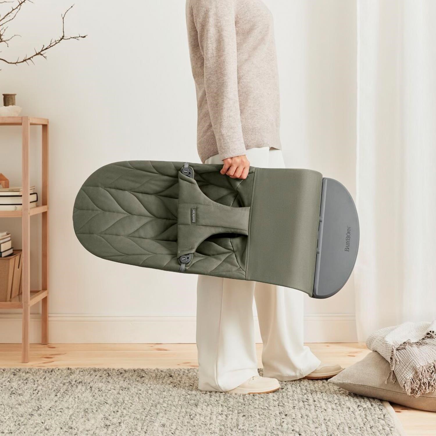 Babybjörn Bliss Ana Kucağı Petal Woven Cotton Dark Green