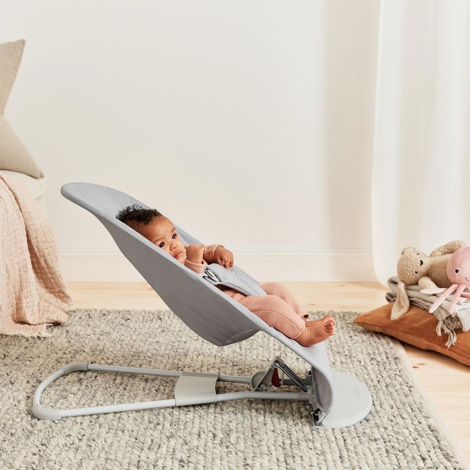 Babybjörn Bliss Ana Kucağı Petal Woven Cotton Grey
