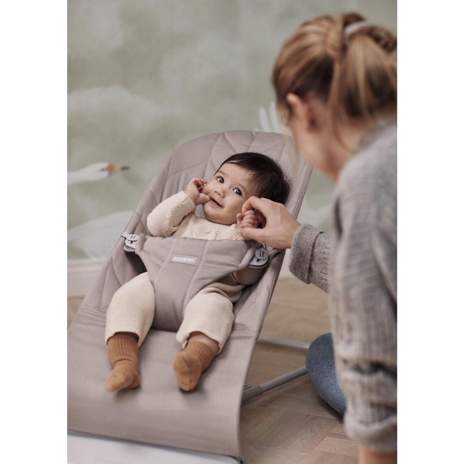 Babybjörn Bliss Ana Kucağı Petal Woven Cotton Sand Grey