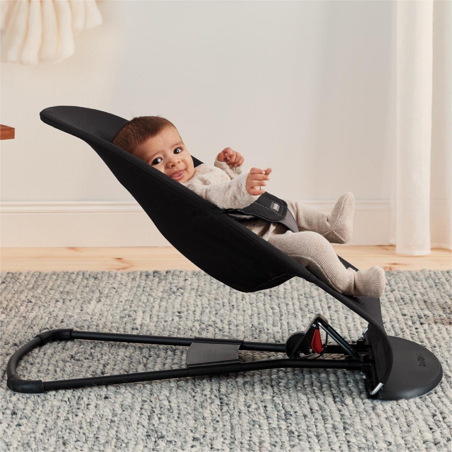BabyBjörn Balance Soft Woven Jersey Üçlü Kumaş Oyuncaklı Dark Grey