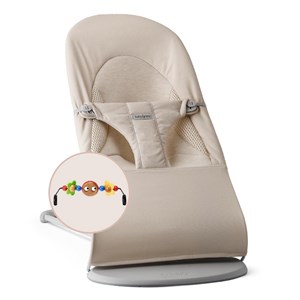 BabyBjörn Balance Soft Woven Jersey Üçlü Kumaş Oyuncaklı Light Beige