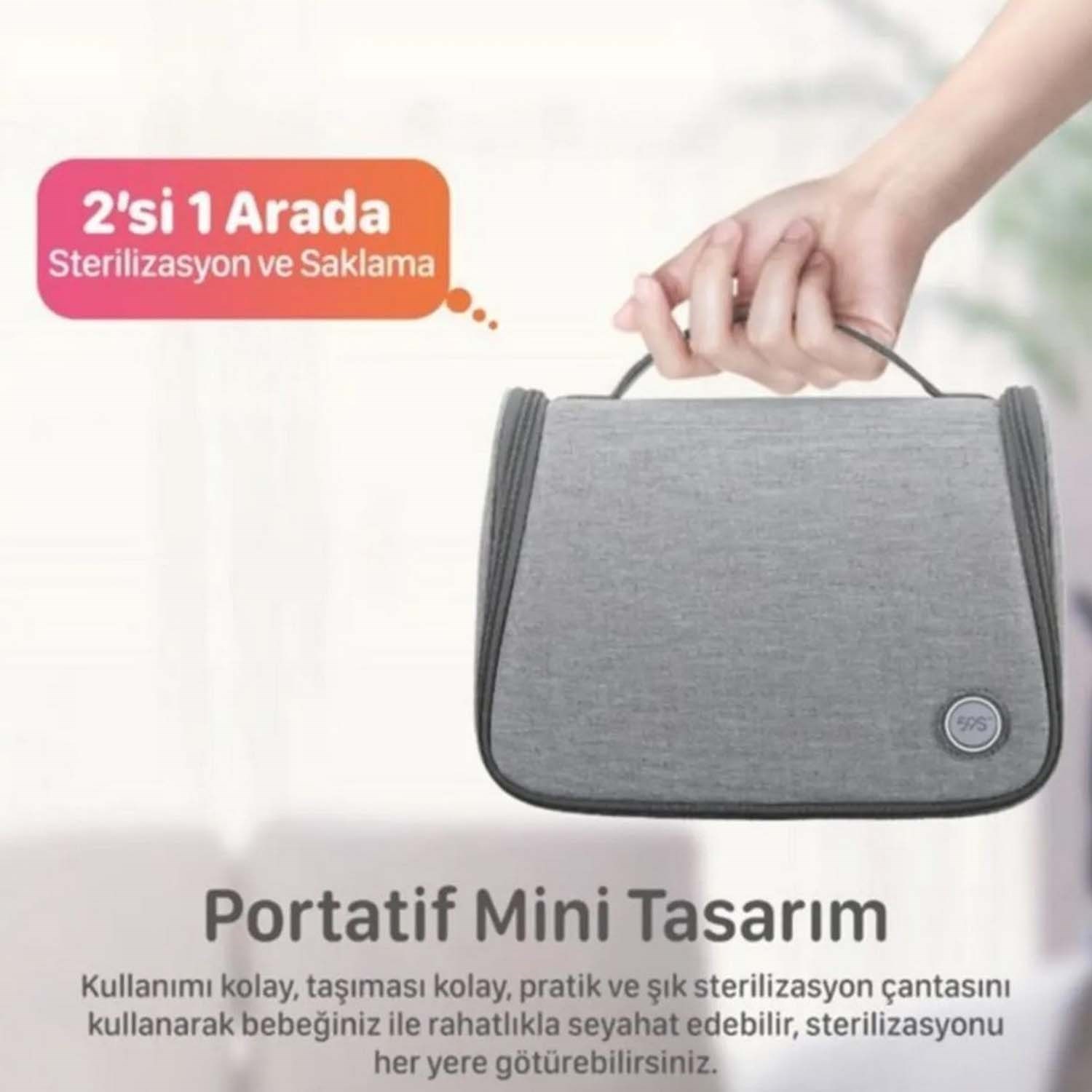 59S Ultraviyole (UVC) Fonksiyonlu Sterilizasyon Çantası P11 