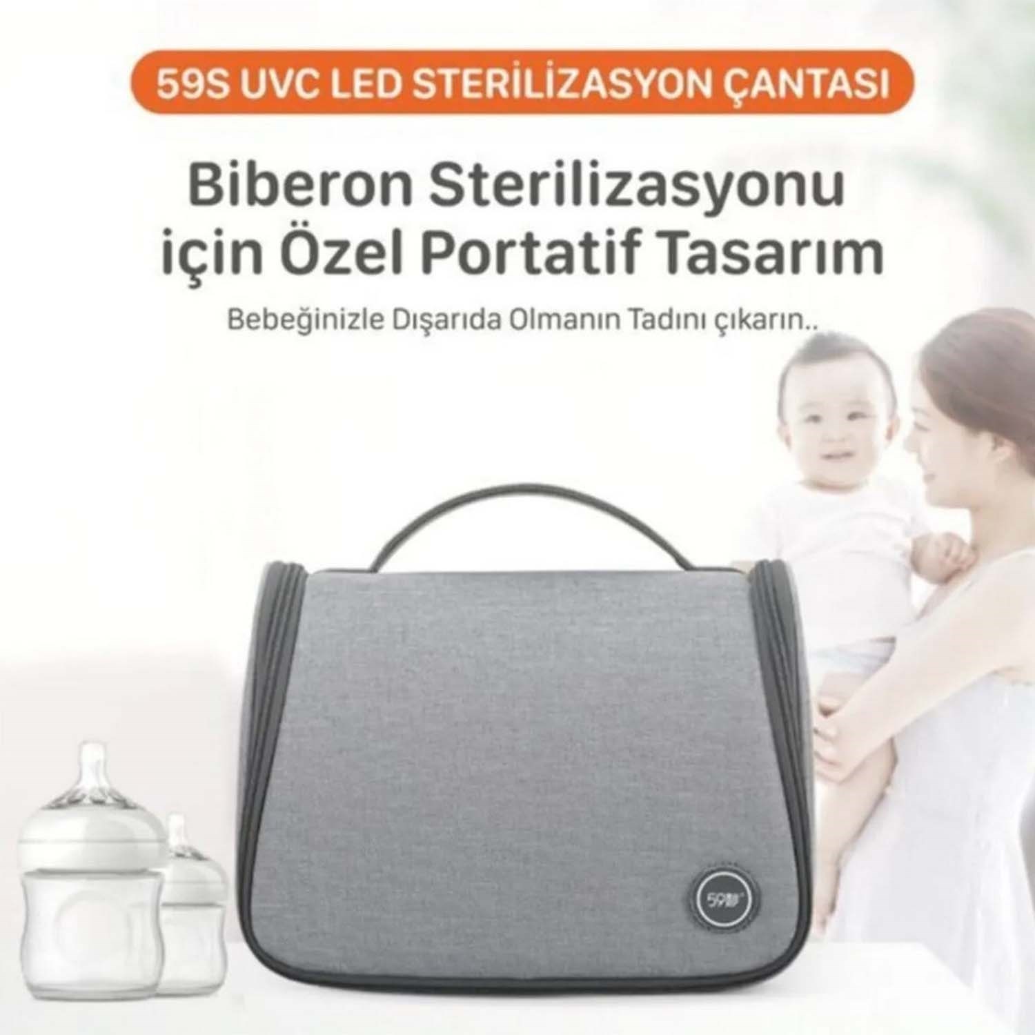 59S Ultraviyole (UVC) Fonksiyonlu Sterilizasyon Çantası P11 