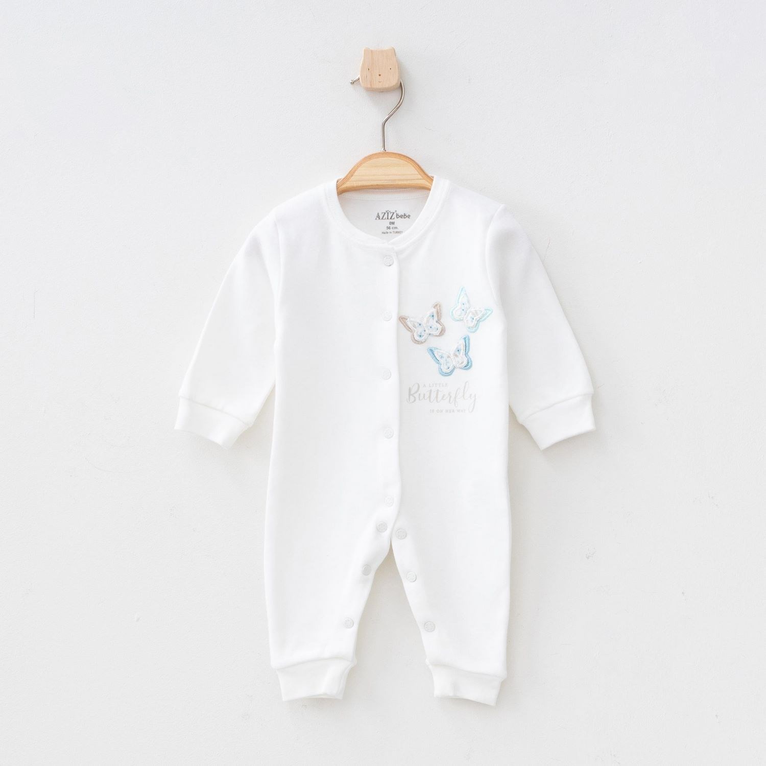 Aziz Bebe Bebek Tulum 6841 Ekru