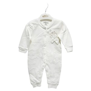 Aziz Bebe Bebek Tulum 6901 Ekru