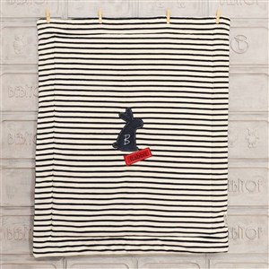 Bebitof Rabbit Elyaflı Battaniye 98x85 Cm 95061 Çizgili