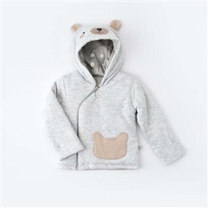Biorganic Hug Me Bear Elyaflı Hırka 61431 Karmelanj