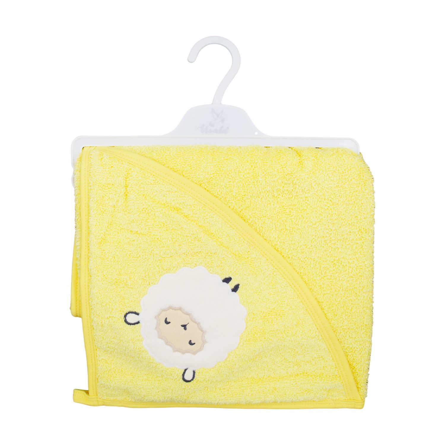 Bibaby Sweet Sheep Bebek Havlusu 75x75 Cm 66474 Sarı
